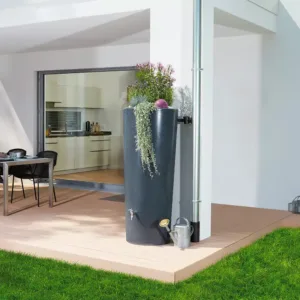 Stone 2In1 Water Tank 350 Litres - Lava (tap included)