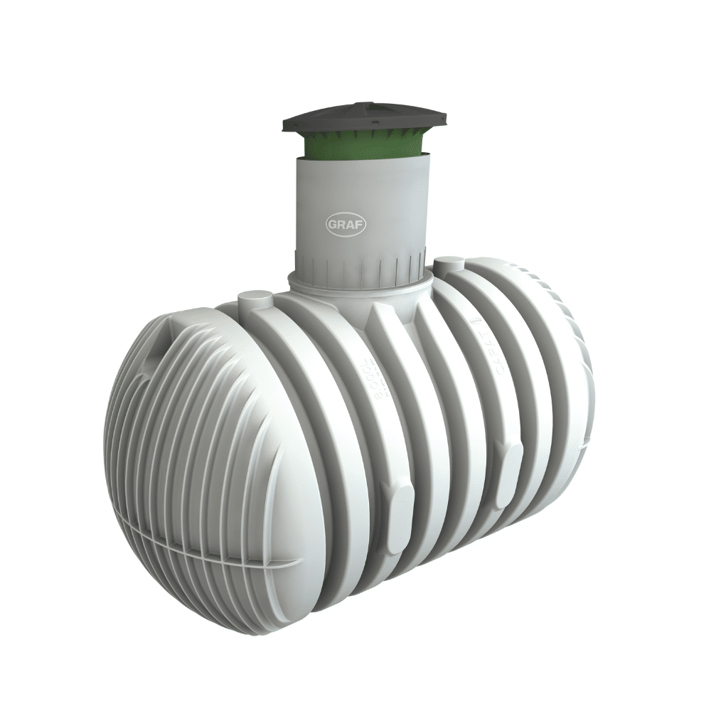 Carat XL Potable Water Tank with Lid Illustration of a GRAF Australia Carat XXL Potable Water Tank with Lid