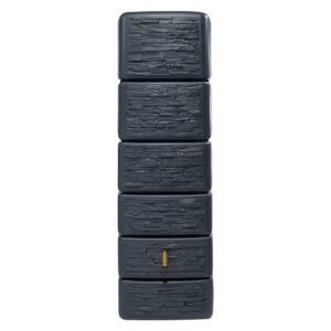 Dark Grey Slim Stone Wall Tank 330 litres