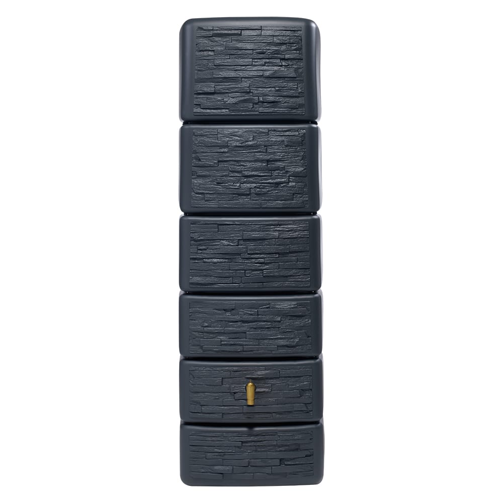 Garantia-Dark-Grey-Slim-Stone-Wall-Tank-300-litres