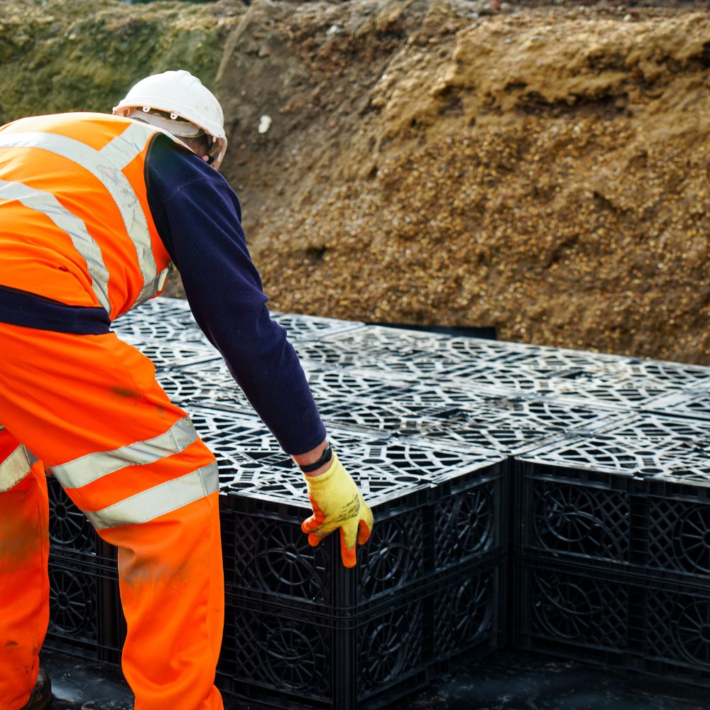 RainBloc Soakway Crate Installation