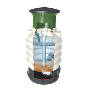 Illustration of a Graf UK Spring Water Shaft.